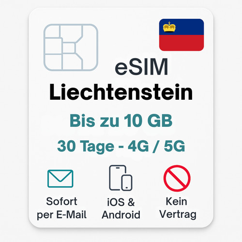 Liechtenstein esim datentarif - liechtenstein,