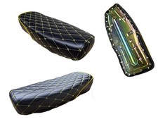 Simson Sitzbank passend für Simson S50 S51 S70 Enduro  Naht Gelb Karo Muster Neu