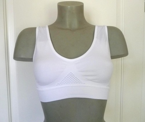 Nahtloser bustier weiß gr - nahtloser,