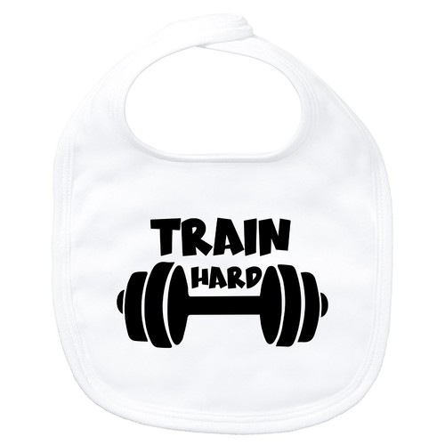 Baby lätzchen train hard - baby,