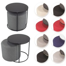 Beistelltisch mit Hocker