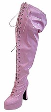 Plateau Overknee High Heels