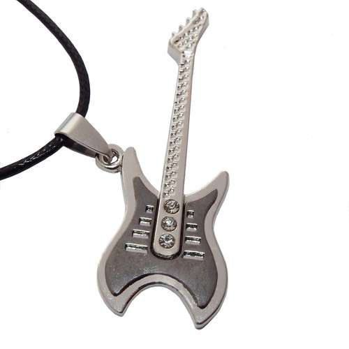 Anhänger gitarre silber - anhänger,