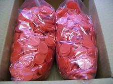 2000 Einkaufswagenchips  Wertmarken Pfandmarken Veranstaltung Ekw 02 Rot