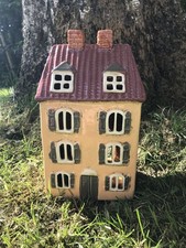 Windlicht Haus aus Steingut