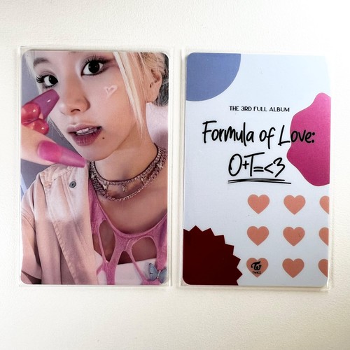Twice chaeyoung formula of - b,
