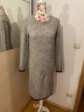 OBJECT Strickkleid Cashmere/Wolle Grau/Lila Gr.XS Damen Winter