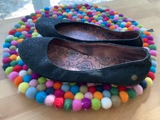 Neosens Ballerina Sandale Edel schwarz Damen 39 Schuhe ? Sandaletten 