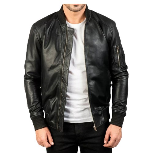 Herren echt lammleder leder - lammleder,