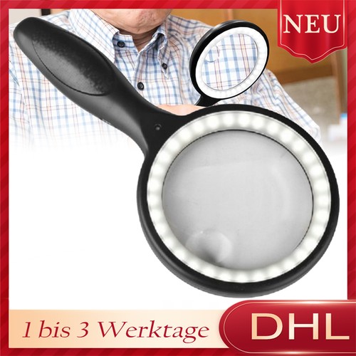 Große lupe led handlupe mit - große,