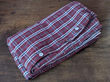 Antik Bauernbettwäsche Bettdeckenbezug Baumwolle Stoffknöpfe 180x154 cm