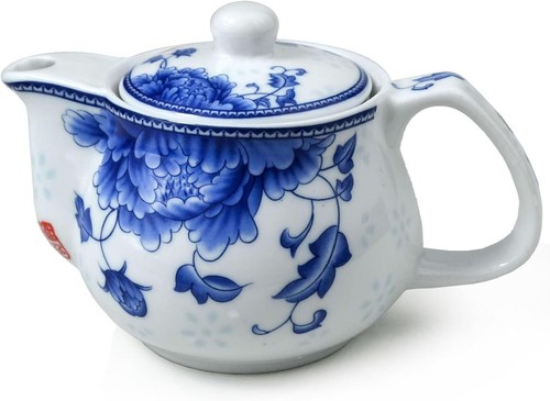 Porzellan teekanne 266 blau - teekanne,