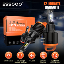 2x H15 LED Scheinwerfer 1:1 Halogen Zulassung Plug-and-Play 100W 12000LM Lampen