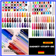 UV Nagellack Set, 36 Farben Gel Set, UV Farbgel Set mit Nagelfeile und