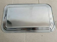 Partyplatte Edelstahl Serviertablett Servierplatte Kellnertablett  Nr. 191099-11