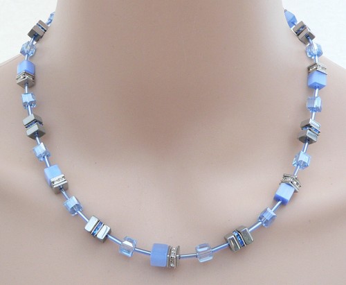 Halskette collier würfelkette - halskette,