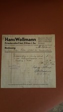 Brief rechnung 1940 - brief,rechnung,