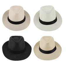 Strohhut mit breiter Krempe