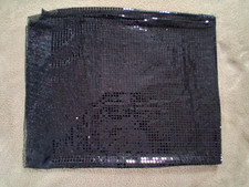 Stoff-Rest, schwarz mit