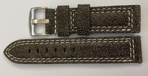 Echt leder uhrenarmband - mm,