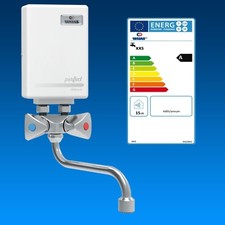 Klein Durchlauferhitzer Übertisch m. Armatur 3,5 4,0 4,5 od. 5,0 kW elektronisch