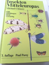 Buch Insekten Mitteleuropas  mit 1580 Abbildungen davon 924 farbig P. Parey sehr