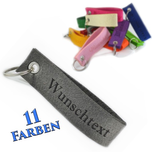 Schlüsselanhänger filz mit - schlüsselanhänger,
