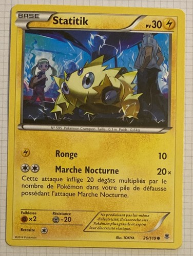 Pokemon karten 119 statik - pokemon,