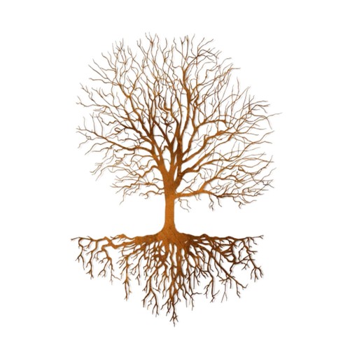 Rostdeko baum des lebens - rostdeko, "baum