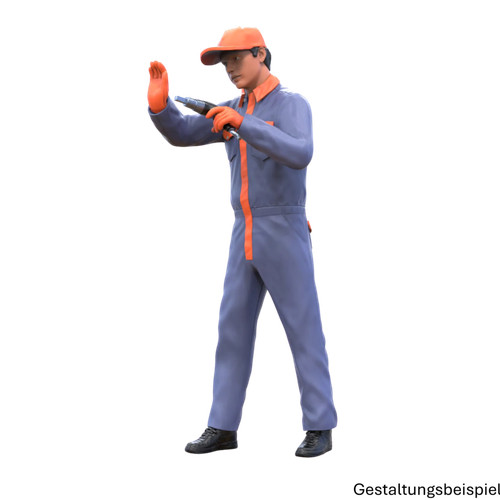 Druck miniatur mechaniker - 3d,