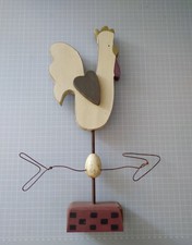 APPLETREE Holz Deko Huhn Hahn