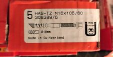 5 Stück Hilti HAS-TZ M16x105/60 Ankerstange, Dübel Verbundanker Schwerlastanker