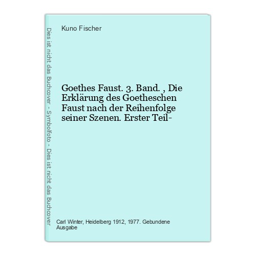 Goethes faust band die - goethes,
