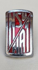 Original NSU / FIAT Jagst Emblem Schild Abzeichen Metall Motorhaube Oldtimer alt
