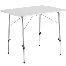 Camping Klapptisch höhenverstellbar 80x60x68cm Camping Tisch grau B-Ware