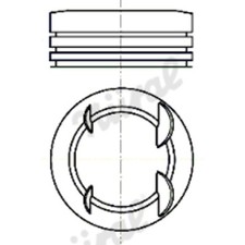 Kolben NÜRAL 87-450400-10