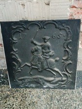 Alte  Eisen Kunst Guss Relief