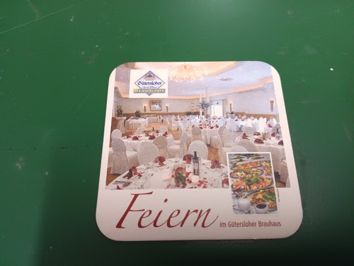 Sehr selten bierdeckel - selten:,