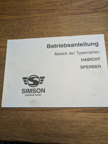 Betriebsanleitung simson - betriebsanleitung,