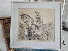 Bild lithographie karikatur - lithographie,