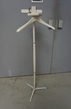 Lord Union Stummer Diener Herrendiener Garderobenständer weiß 60/70er (F024-427)