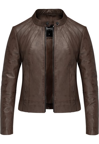 Damen echtleder jacke - echtleder, biker