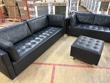 Brühl Sofas Leder Schwarz