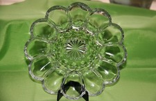 Eierteller Ø25 cm Pressglas Eierplatte für 12 Eier Servierteller Partyteller TOP