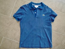 LACOSTE POLO SHIRT POLOSHIRT T-SHIRT S 2 DUNKELBLAU NAVY ORIGINAL 120 EUR