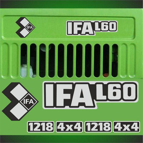 Set ifa l60 - 1, aufkleber