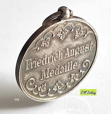 Sachsen - Friedrich August Medaille - versilbert
