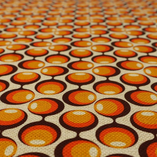 Orange blase polsterstoff - orange,