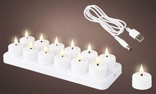 LED Teelichter warmweiß 12