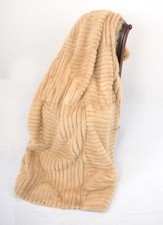 A5423 NERZ DECKE PELZDECKE NERZ WOHNDECKE ECHT PELZ TAGESDECKE- MINK FUR BLANKET